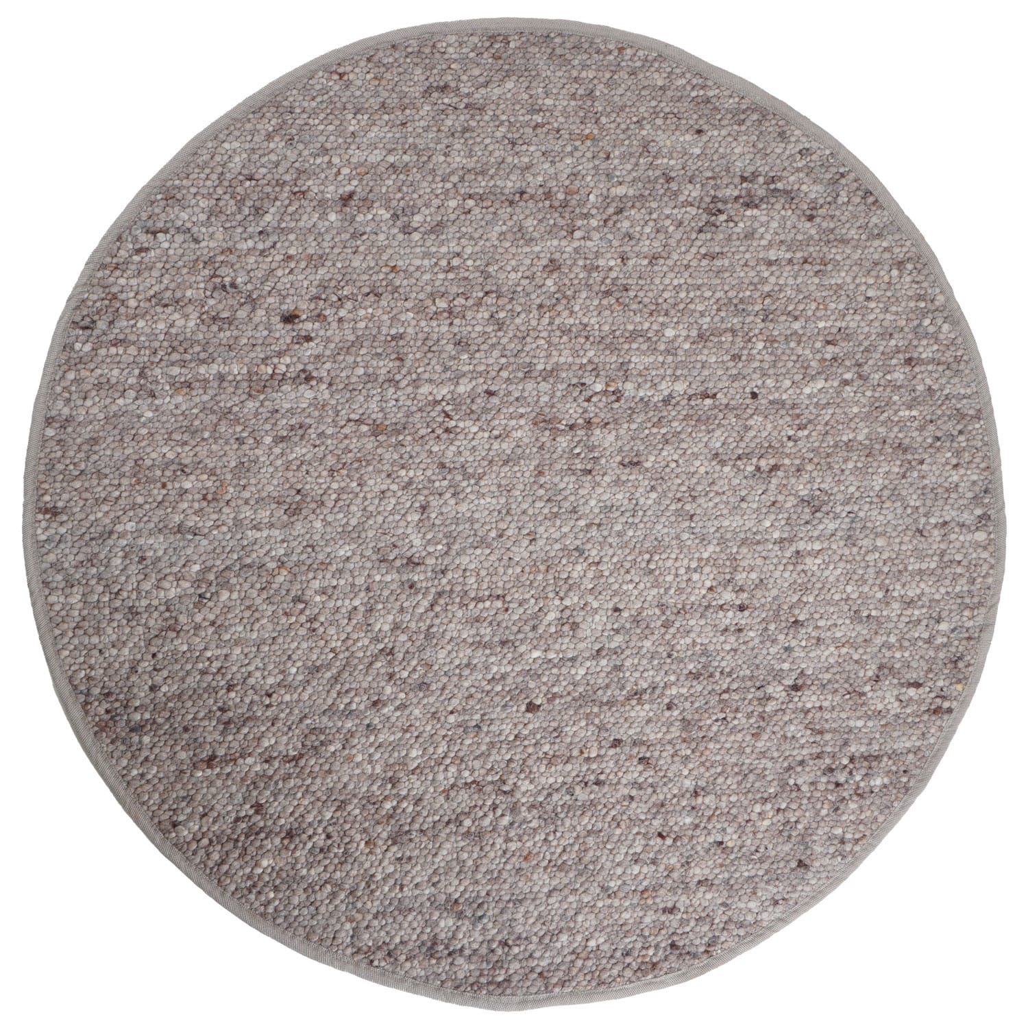 Vloerkleed Stone Bruin 428 - Rond ø200 cm 1 Vloerkleed Stone Bruin 428 - Rond ø200 cm | BlokWoonWereld