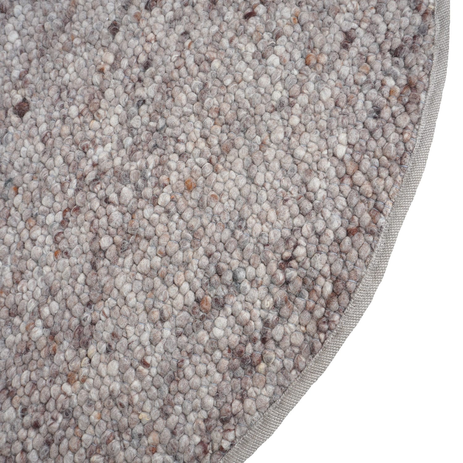 Vloerkleed Stone Bruin 428 - Rond ø200 cm 2 Vloerkleed Stone Bruin 428 - Rond ø200 cm - Afbeelding 2