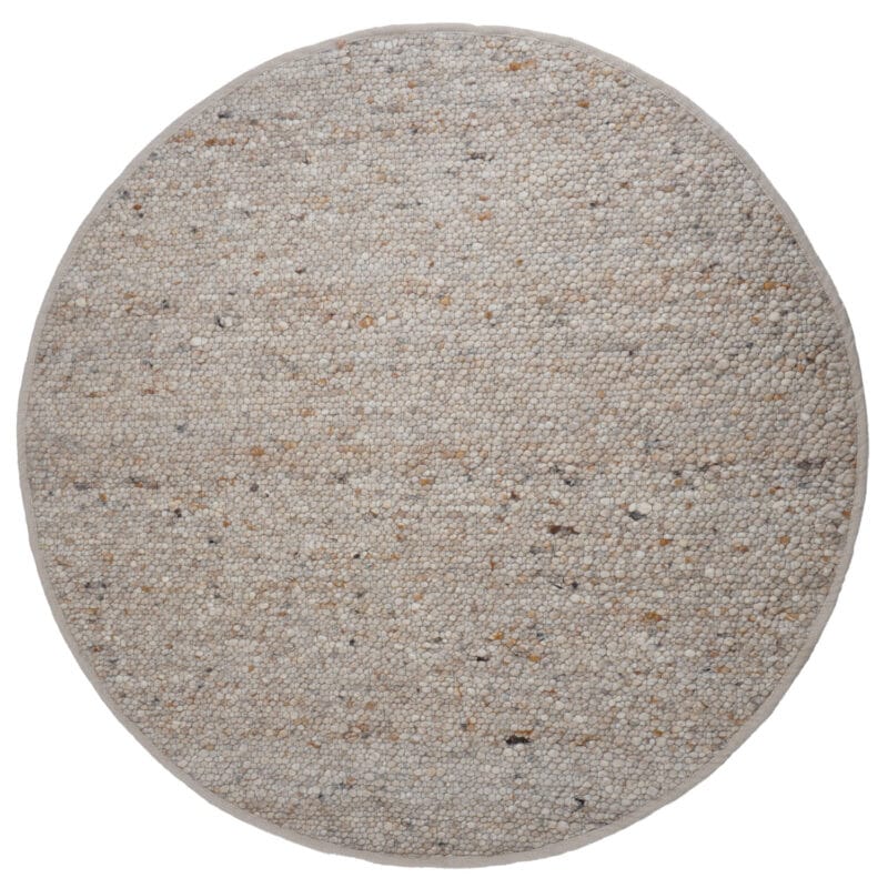 Vloerkleed Stone Licht Beige 462 - Rond ø200 cm | BlokWoonWereld