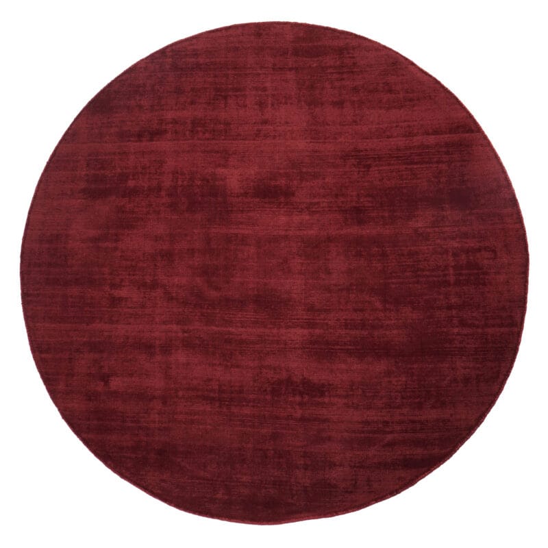 Vloerkleed Cos Bordeaux - Rond ø200 cm | BlokWoonWereld