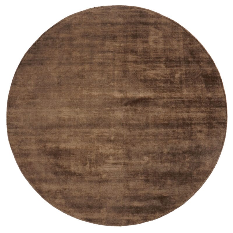 Vloerkleed Cos Brown - Rond ø200 cm | BlokWoonWereld