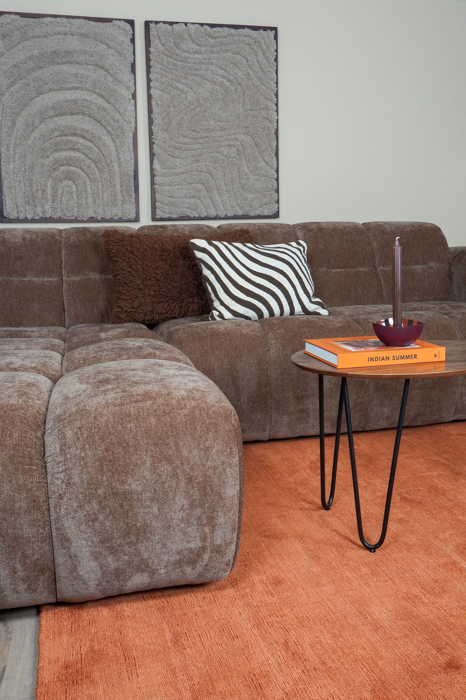 Vloerkleed Cos Oranje - 200 x 280 cm 2 Vloerkleed Cos Oranje - 200 x 280 cm - Afbeelding 2