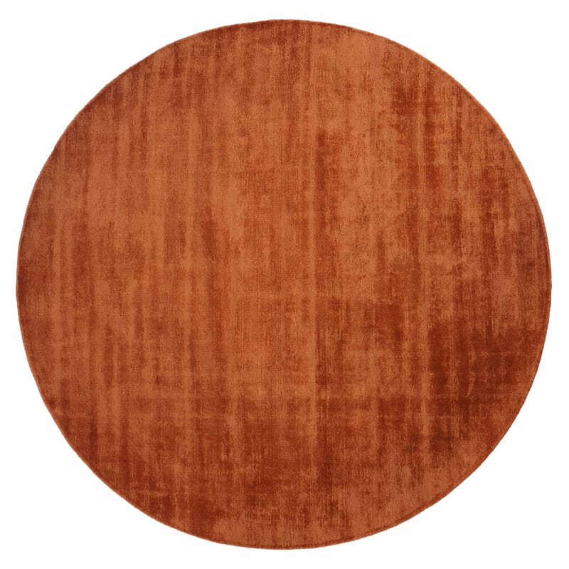 Vloerkleed Cos Oranje - Rond ø200 cm | BlokWoonWereld