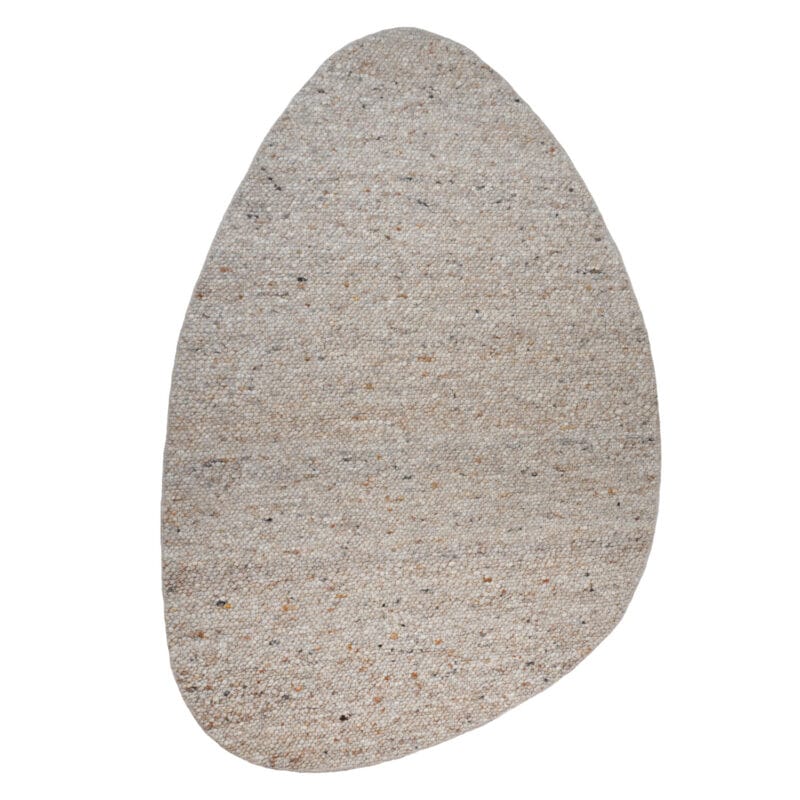 Vloerkleed Stone Licht Beige 462 - Kiezelvormig 160 x 230 cm | BlokWoonWereld