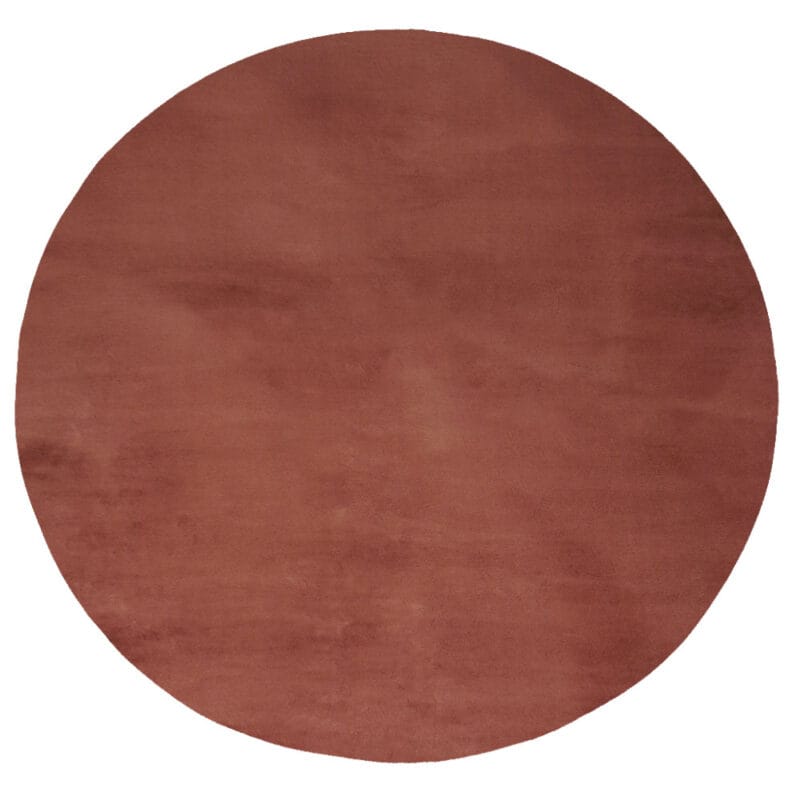 Vloerkleed Velluto Terra - Rond ø230 cm | BlokWoonWereld