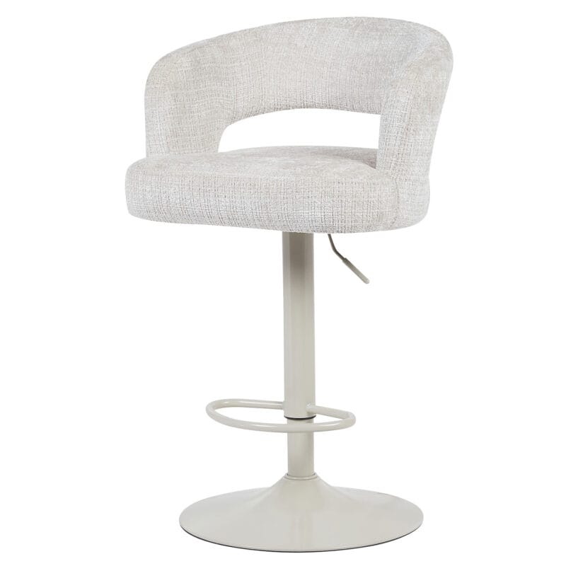 Barkruk Vince Naturel - Beige onderstel | BlokWoonWereld