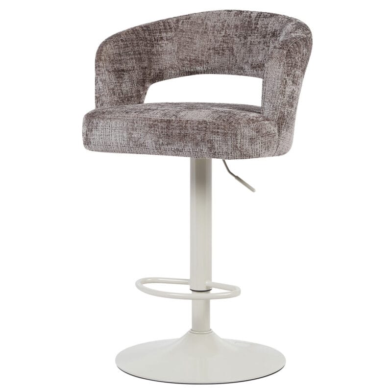 Barkruk Vince Taupe - Beige onderstel | BlokWoonWereld