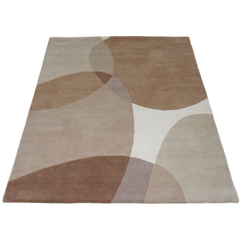 Vloerkleed Abstract Beige/Bruin - 230 x 330 cm | BlokWoonWereld