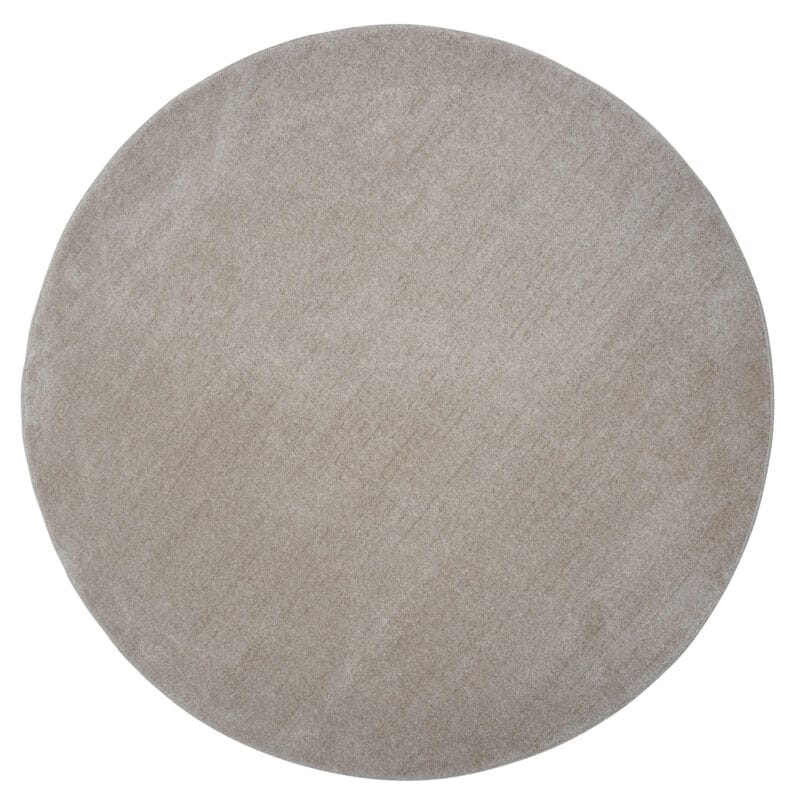 Vloerkleed Rich Beige - Rond ø240 cm | BlokWoonWereld