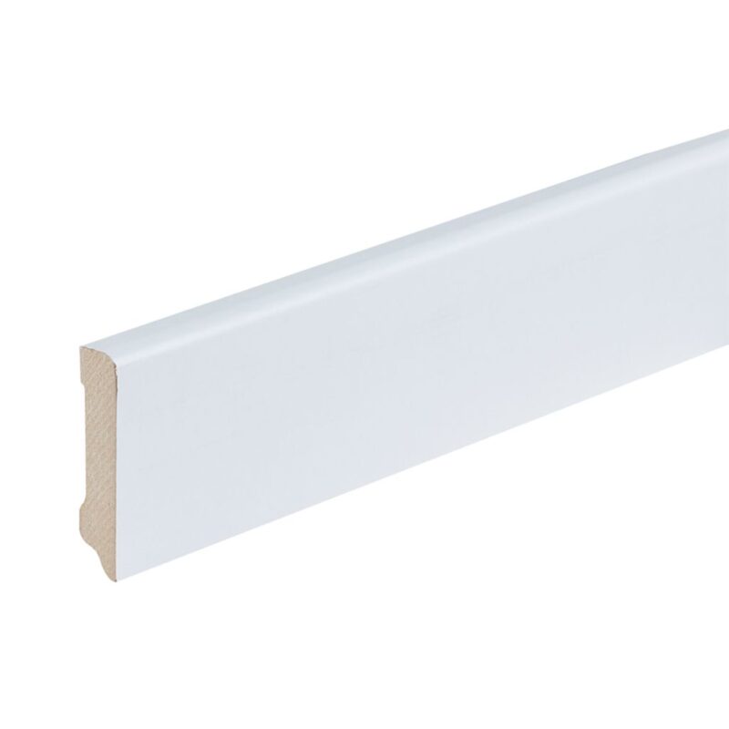 Co-pro folieplint berlijn wit 70x15 BlokWoonWereld Plinten