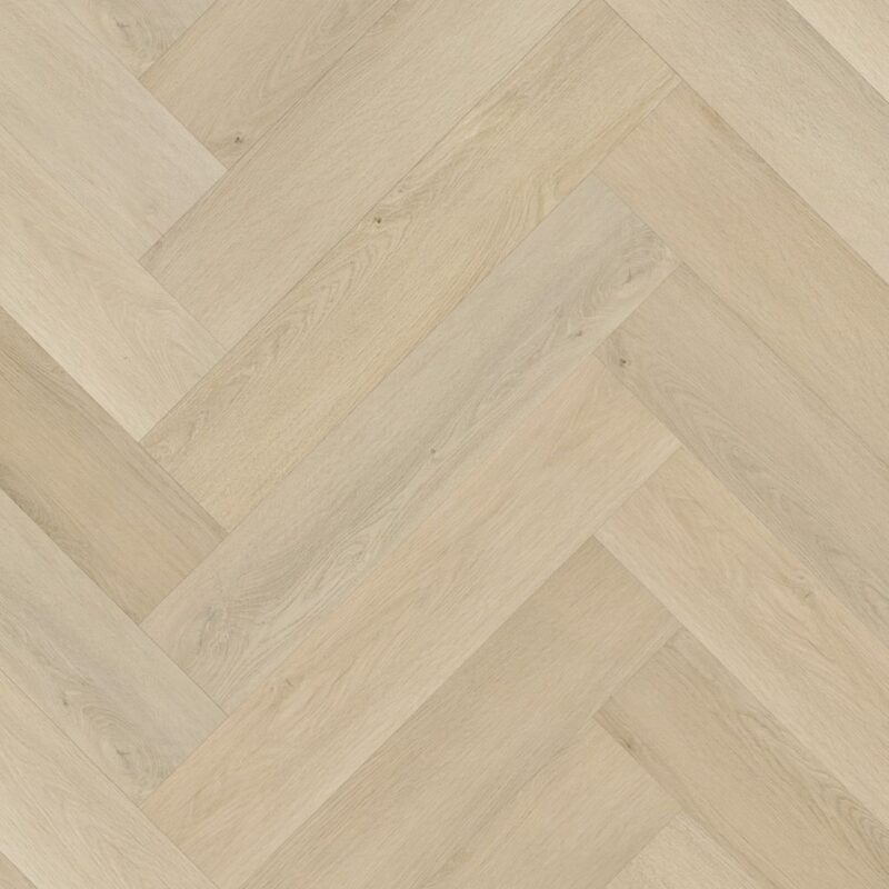 YUP XL Mayfair herringbone dryback beige BlokWoonWereld Dryback PVC