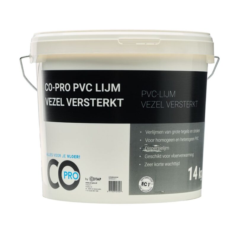 Co-pro pvc-lijm vezel versterkt BlokWoonWereld Lijm