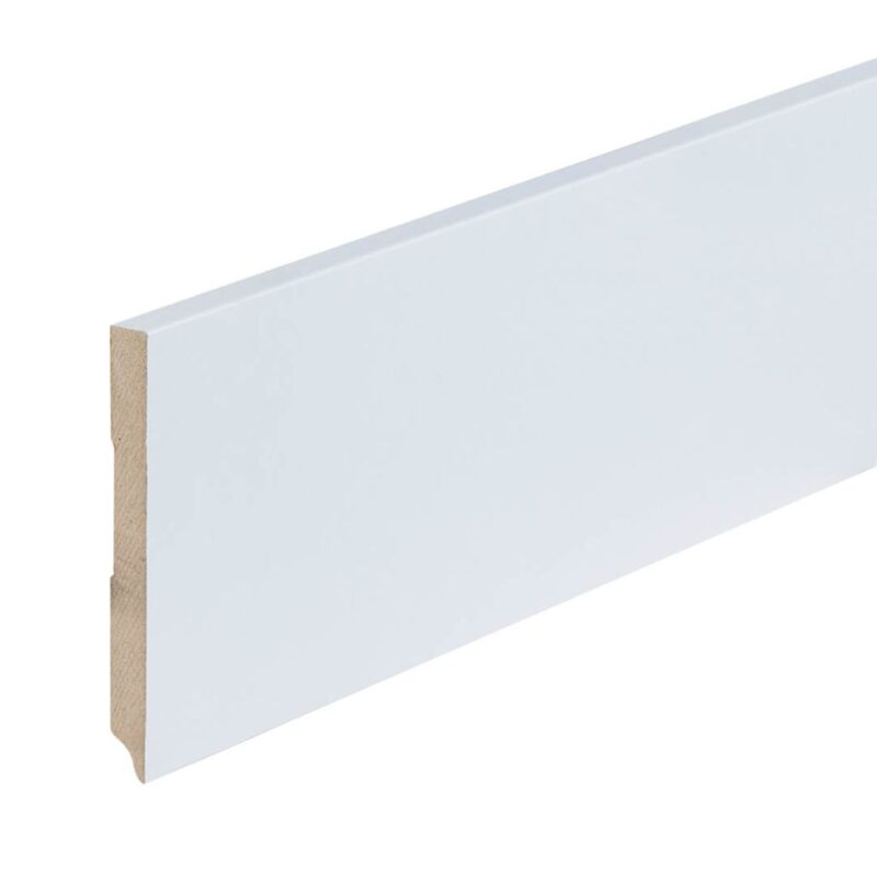 Co-pro folieplint amsterdam wit 120x12 BlokWoonWereld Plinten