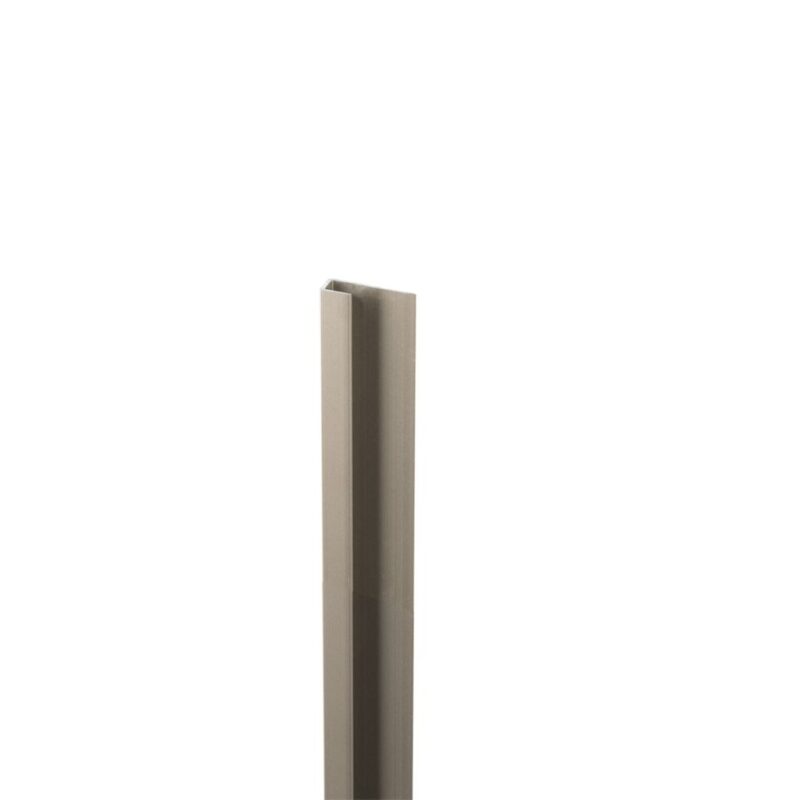 Start- en eindprofiel rvs pvc wand BlokWoonWereld Wandpanelen