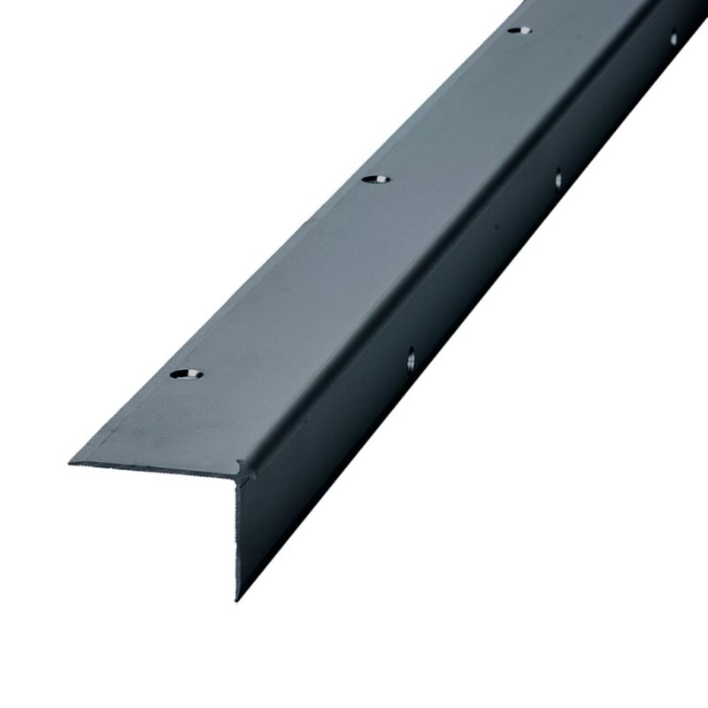 Co-pro trapprofiel antraciet/zwart pvc/pvc BlokWoonWereld Profielen