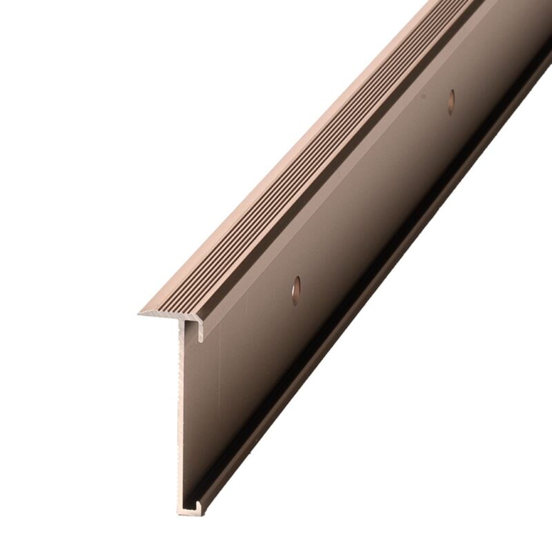 Co-pro trapprofielset pvc brons 4x130cm. BlokWoonWereld Profielen