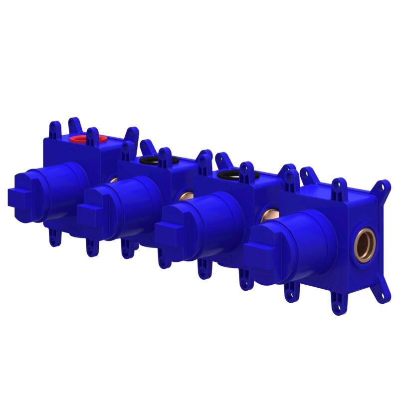 Inbouwbox t.b.v. inbouwthermostaat met 3 stopkranen symmetry BlokWoonWereld Algemeen