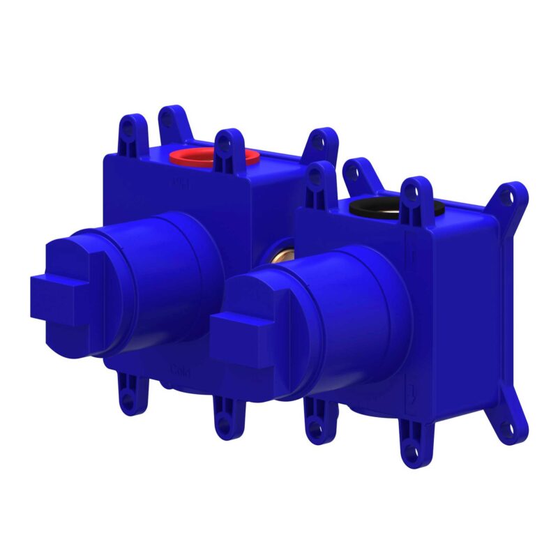 Winkelwagen 37 Inbouwbox t.b.v. inbouw thermostaat met 2-weg stop-omstelling symmetry BlokWoonWereld Inbouwbox