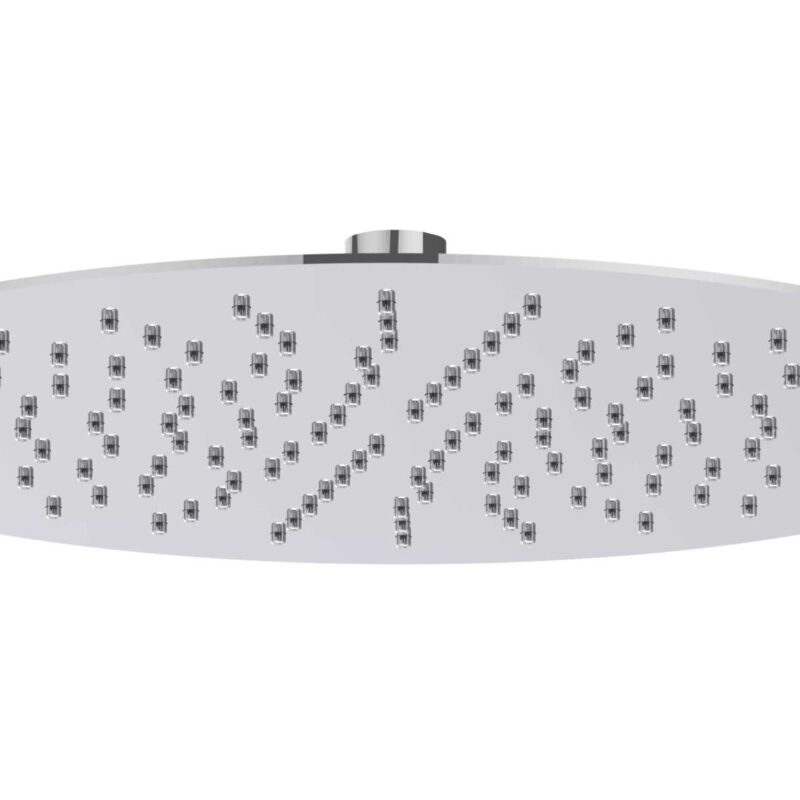 Hoofddouche slim 20cm antikalk nozzels, met eco-air BlokWoonWereld Hoofddouche