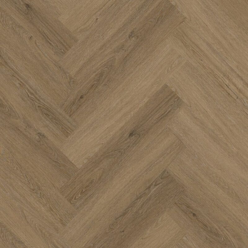 YUP Sutton herringbone dryback light brown BlokWoonWereld Dryback PVC
