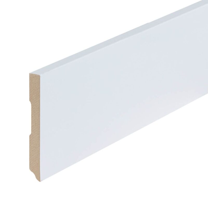 Co-pro folieplint amsterdam wit 120x15 BlokWoonWereld Plinten
