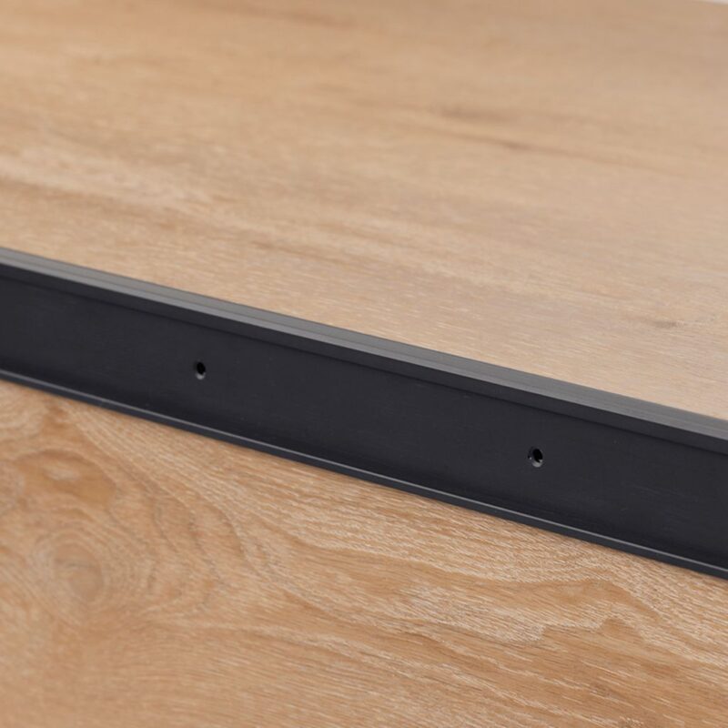 Co-pro trapprofielset pvc zwart 4x130cm. BlokWoonWereld Profielen