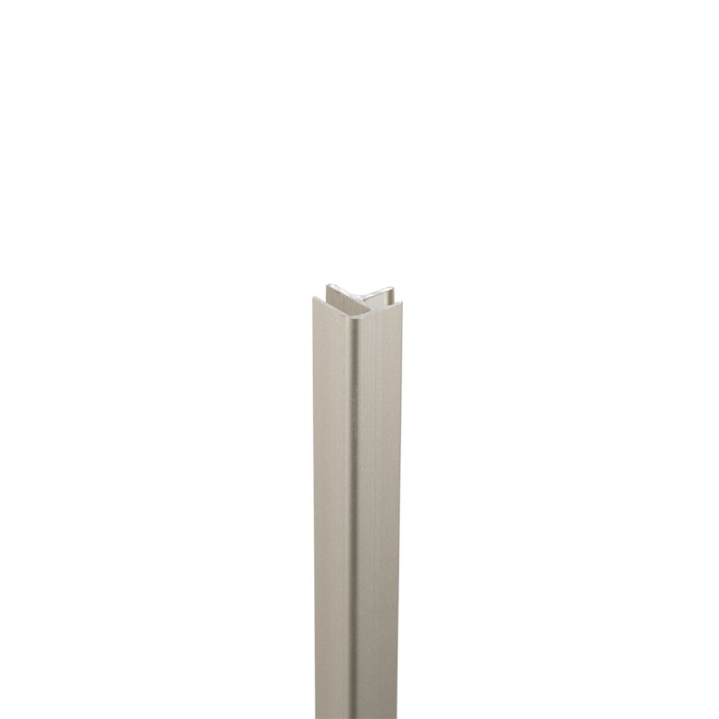 Binnen- en buitenhoekprofiel rvs pvc wand 1 Binnen- en buitenhoekprofiel rvs pvc wand BlokWoonWereld Wandpanelen