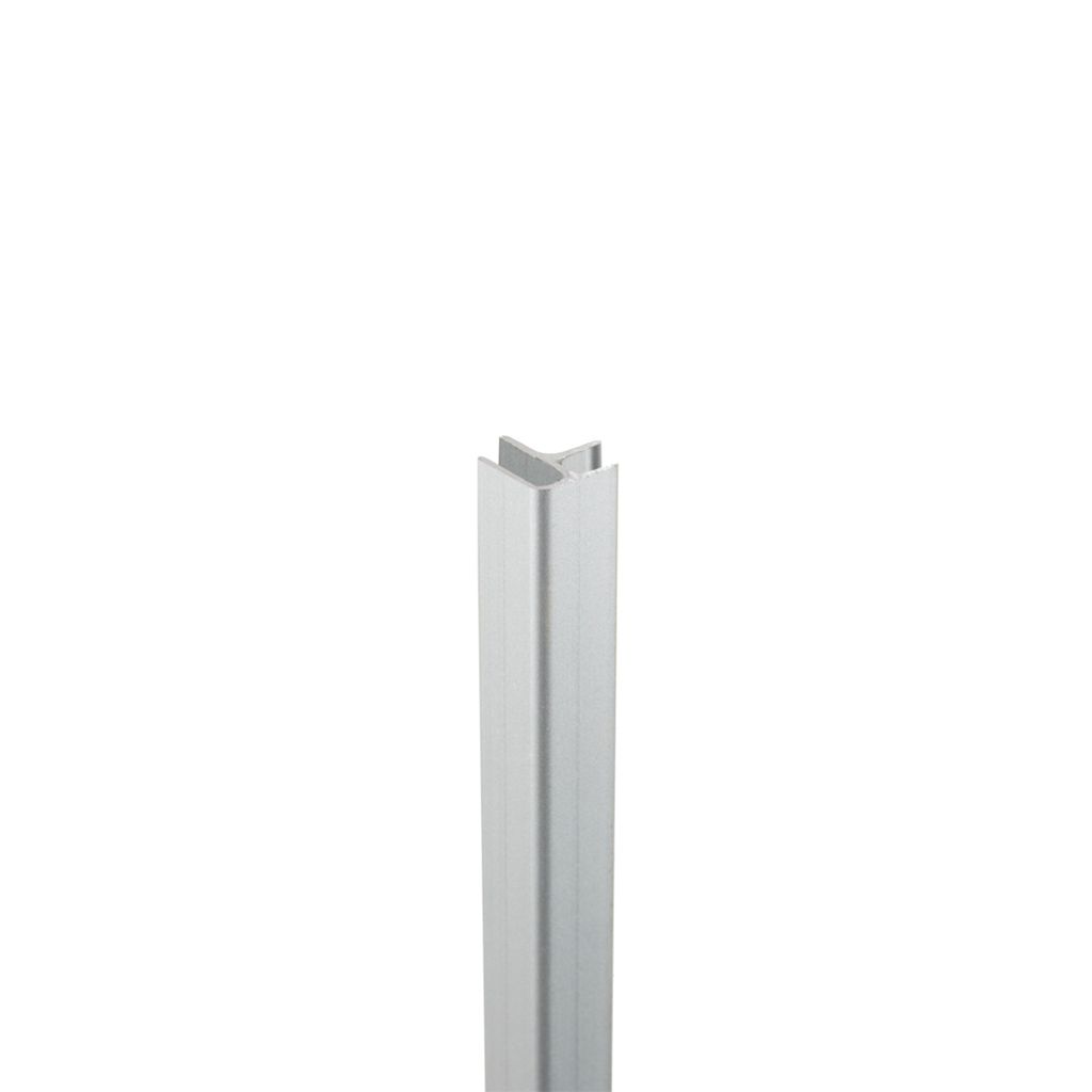 Binnen- en buitenhoekprofiel zilver pvc wand 1 Binnen- en buitenhoekprofiel zilver pvc wand BlokWoonWereld Wandpanelen