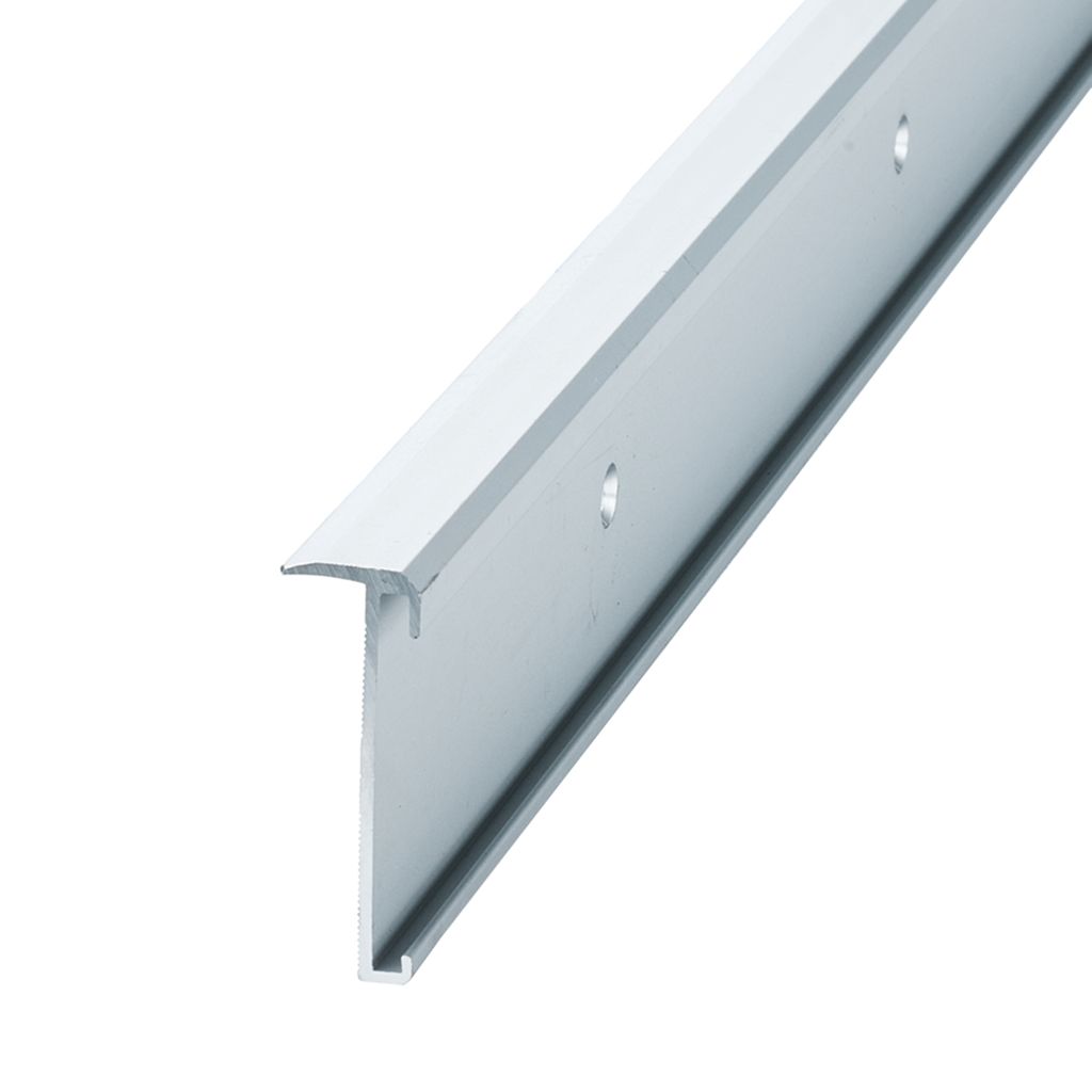 Co-pro trapprofiel pvc zilver 2 Co-pro trapprofiel pvc zilver - Afbeelding 2