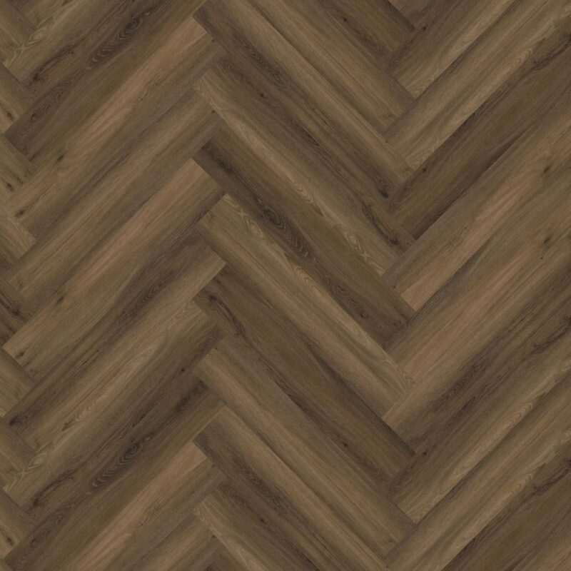 YUP Paddington Herringbone dryback warm brown BlokWoonWereld Dryback PVC