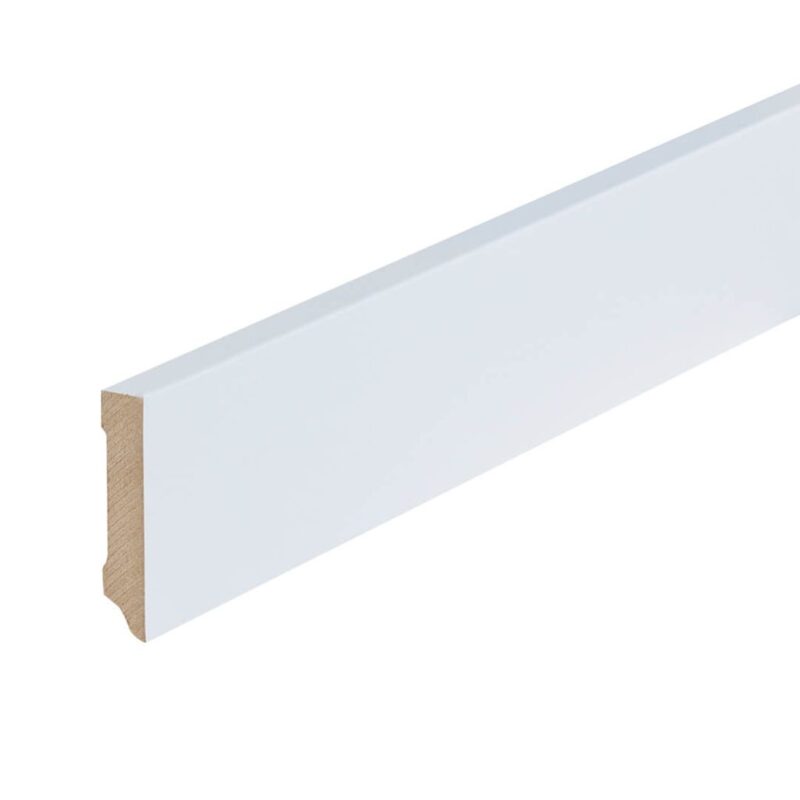 Co-pro folieplint amsterdam wit 70x15 BlokWoonWereld Plinten