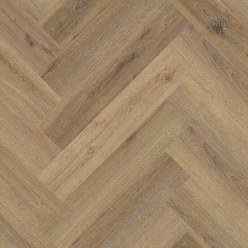 YUP XL Greenford herringbone dryback light brown BlokWoonWereld Dryback PVC