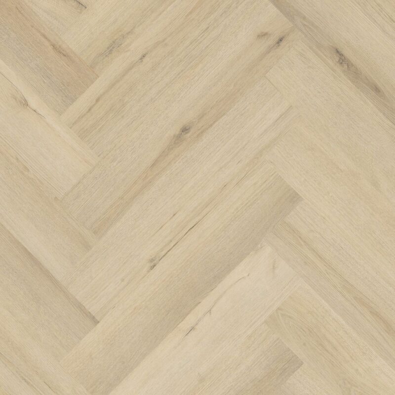 YUP XL Greenford herringbone dryback warm beige BlokWoonWereld Dryback PVC