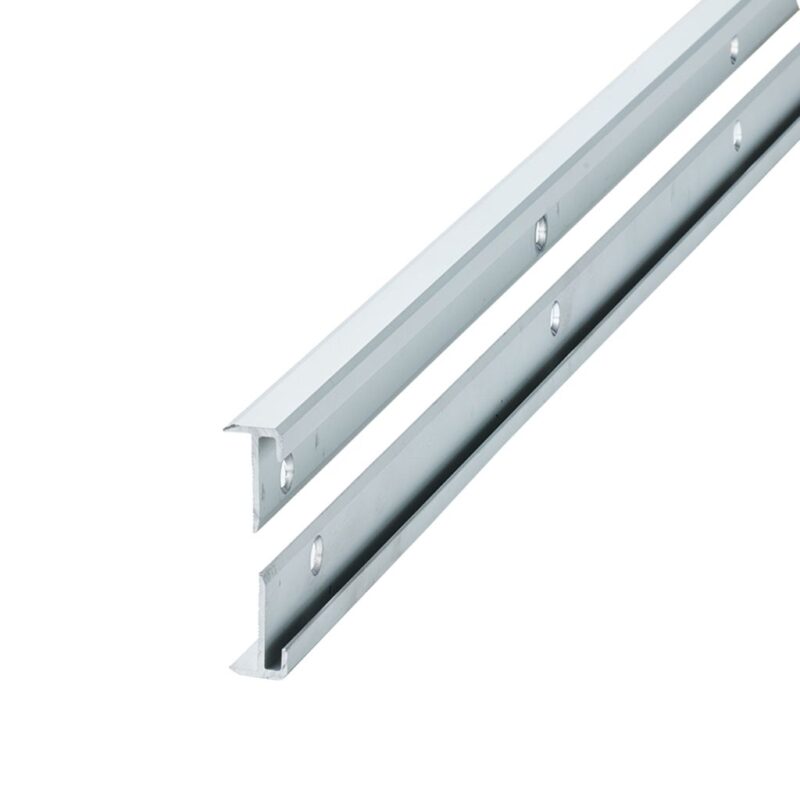 Co-pro open trapprofiel achterzijde pvc zilver BlokWoonWereld Profielen