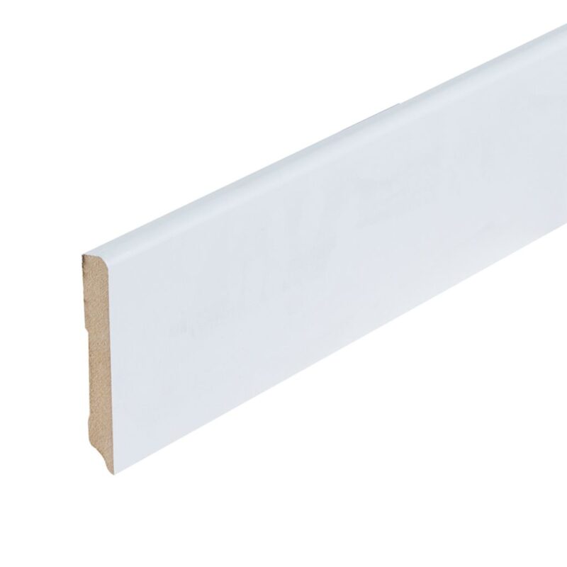 Co-pro folieplint berlijn wit 90x12 BlokWoonWereld Plinten