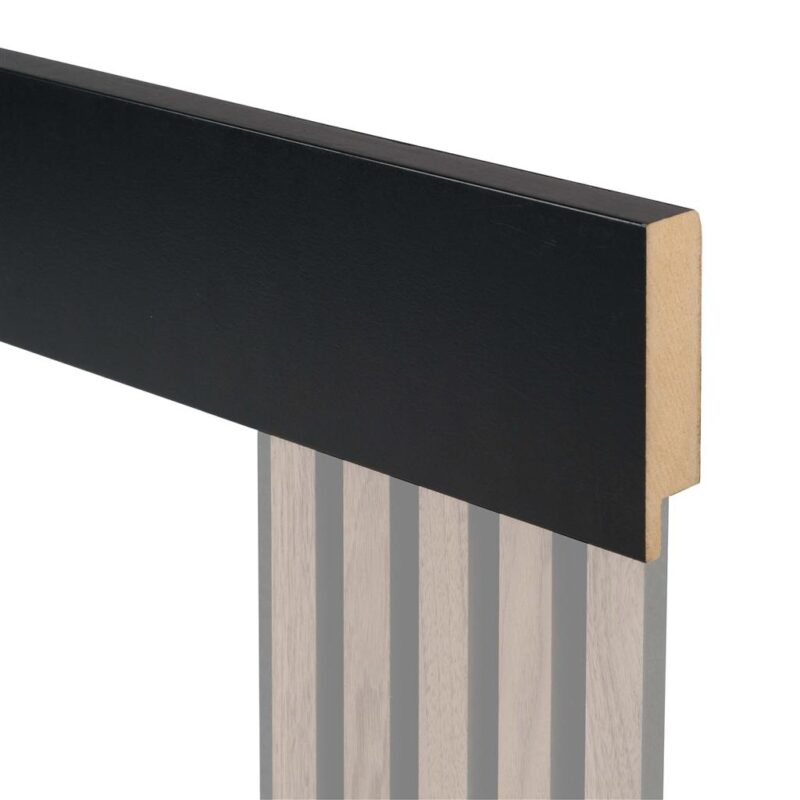 Silentlines onder- en bovenplint BlokWoonWereld Wandpanelen