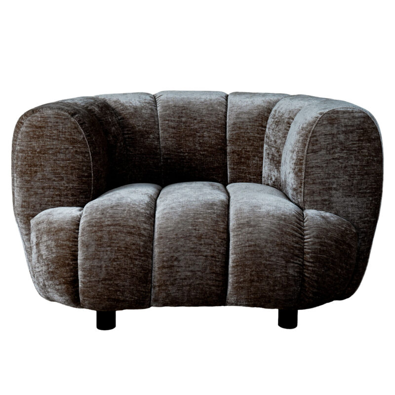 Fauteuil Logan Bruin | BlokWoonWereld