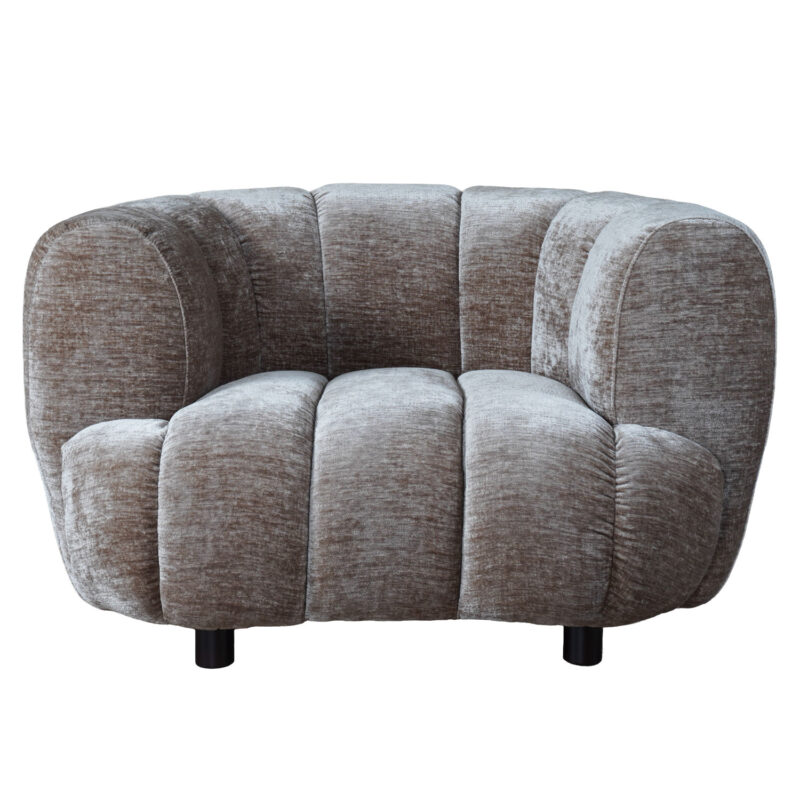 Winkelwagen 20 Fauteuil Logan Taupe | BlokWoonWereld