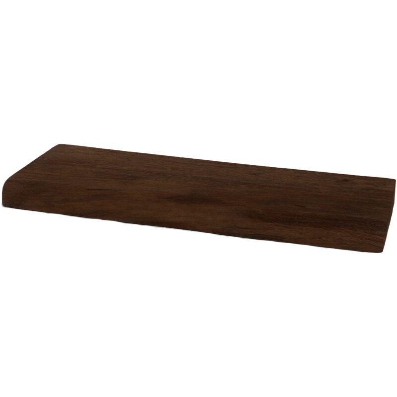Winkelwagen 19 Wandplank Pure Espresso Mangohout 60 cm | BlokWoonWereld