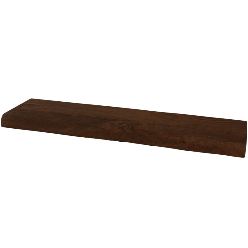 Wandplank Pure Espresso Mangohout 80 cm | BlokWoonWereld
