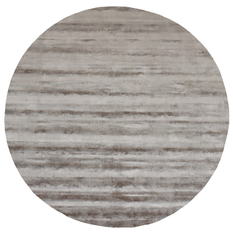 Vloerkleed Viscose Beige - Rond ø240 cm | BlokWoonWereld